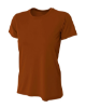 Custom A4 Ladies' Cooling Performance T-Shirts Texas Orange