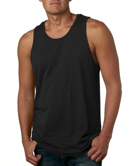 Next Level Apparel Men's Cotton Tank Black