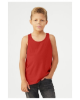 Bella + Canvas Youth Jersey Tanks Red