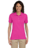 Jerzees Ladies' SpotShield™ Jersey Polos Cyber Pink
