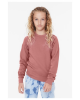 Bella + Canvas Youth Sponge Fleece Raglan Sweatshirts Mauve