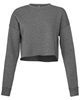 Bella + Canvas Ladies' Cropped Fleece Crew Deep Heather
