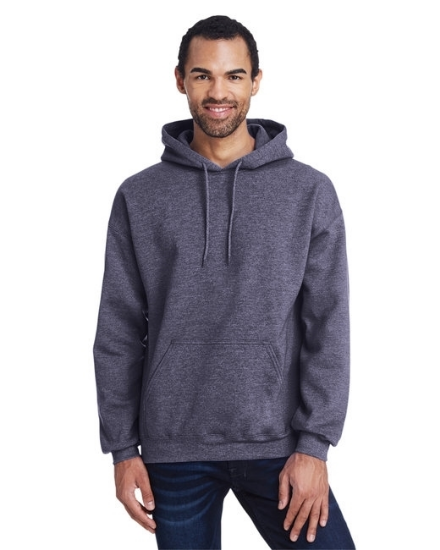 Gildan Adult Heavy Blend™ 8 oz., 50/50 Hooded Sweatshirts Heather Sport Dark Navy