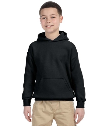 Gildan Youth Heavy Blend™ 8 oz., 50/50 Hooded Sweatshirts Black Gildan Youth Heavy Blend™ 8 oz., 50/50 Hooded Sweatshirts Black