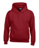 Gildan Youth Heavy Blend™ 8 oz., 50/50 Hooded Sweatshirts Cardinal Red