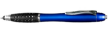 Blue Gripper Stylus Pens w/ LED Light