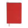 5" x 7" Snap Elastic Closure Notebook Red
