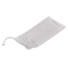 Microfiber Pouch With Drawstring White