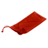 Microfiber Pouch With Drawstring Red