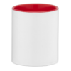 11 oz SimpliColor Ceramic Mug w/ ColorPop Red