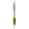 Curvaceous Matte Silver Ballpoint Olive