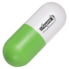 Pill Capsule Stress Ball Relievers Lime Green