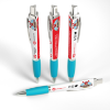 The Click Action Performance Pen With Clip Light Blue