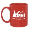 Red 11 Oz. Classic Colored Microwave Safe Mugs