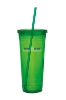 Double Wall Acrylic Tumbler - 24 oz Green