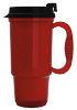 Translucent Red Budget Traveler Mug with Slider Lid