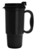 Metallic Black Budget Traveler Mug with Slider Lid