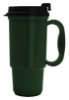 Dark Green Budget Traveler Mug with Slider Lid