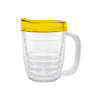 12 Oz. Tritan™ Coffee Mug With Yellow Lid