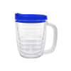 12 Oz. Tritan™ Coffee Mug With Blue Lid
