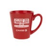 12 oz Ceramic Coffee Mug Red