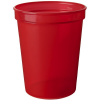 16 Oz. Smooth Stadium Cup Translucent Red
