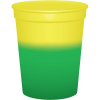 16 Oz. Smooth Mood Stadium Cup Yellow to Green