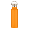 21 Oz. Liberty Stainless Steel Bottle With Wood Lid- Orange