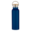 21 Oz. Liberty Stainless Steel Bottle With Wood Lid- Navy Blue