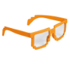 Pixel Sunglasses Orange