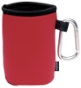 Koozie® Collapsible Can Kooler with Carabiner Red