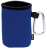 Koozie® Collapsible Can Kooler with Carabiner Blue