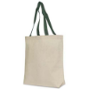 Cotton Canvas Tote Bag - 15" x 14 1/2"-Green