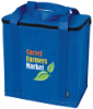 Koozie® Zippered Insulated Grocery Tote-Royal Blue
