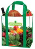 Laminated Non-Woven Grocery Tote-Apple Green