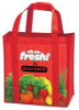 Laminated Non-Woven Grocery Tote-Red