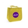 Large laminated Grocery Totes-Yellow