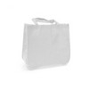 Large laminated Grocery Totes-White