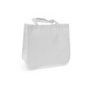 Large laminated Grocery Totes-White