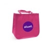 Large laminated Grocery Totes-Pink