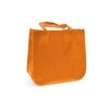 Large laminated Grocery Totes-Orange