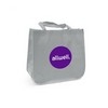 Large laminated Grocery Totes-Gray