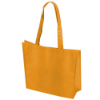 Non Woven Textured Tote Bag - Full Color-Orange