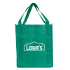 Non-Woven Tote Bag w/ Reinforced Handles-Green