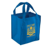 Non-Woven Tote Bag w/ Reinforced Handles - Full Color-Blue