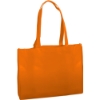 Textured Non Woven Tote Bag - Full Color-Orange