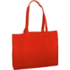 Textured Non Woven Tote Bag - Full Color-Red