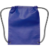 Small Non Woven Drawstring Backpack Blue	