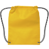 Small Non Woven Drawstring Backpack Yellow	