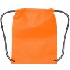 Small Non Woven Drawstring Backpack Orange	